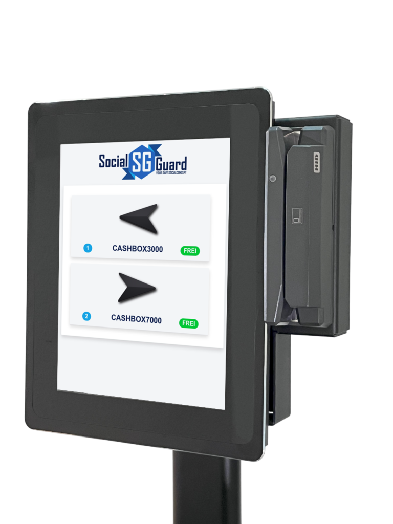 Pinterminal zur Gerätefreischaltung